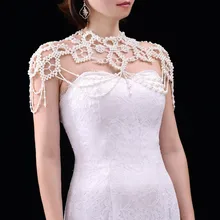 

Handmade Beading Pearl Bolero Wedding shawl Wedding Bolero Wedding Accessories Evening Dress Bolero Shawl