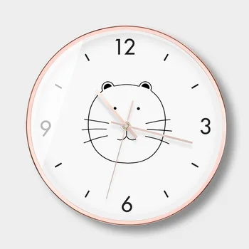 

Europe Wall Clock Creative Art Clock Brief Modern Clock Living Room Bedroom Silent Watch Small Fresh Hanging Watch W