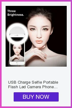 USB зарядка селфи портативная Вспышка светодиодная камера телефон фотография кольцевой светильник для улучшения фотографии для iPhone Регулировка третьей передачи