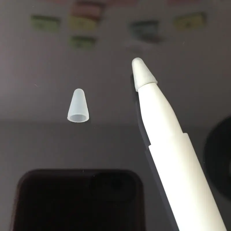 5 шт. немой силиконовый сменный наконечник чехол-накладка для Apple Pencil 1st 2nd Stylus