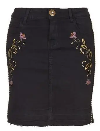 Испанская дег международная торговля Заводская оригинальная однохвостая весенняя и осенняя юбка длиной до середины