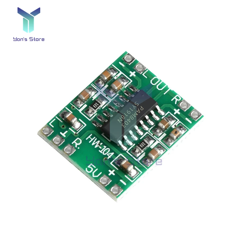 

Mini PAM8403 2*3W Power Amplifier Board Digital Class D Amplifier Board module Audio Speaker Sound Board Modulo Amplificador