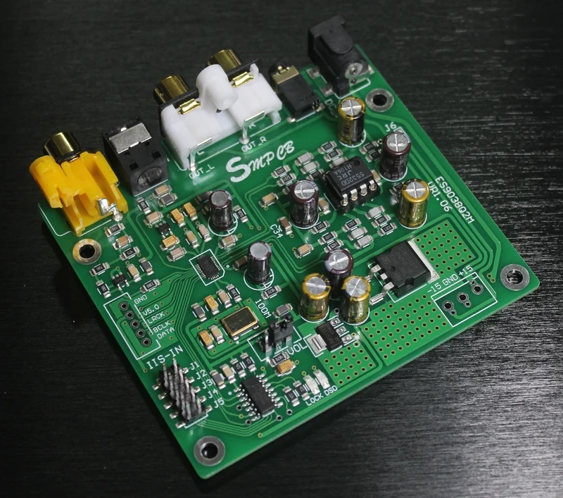 

ES9038 Q2M DAC DSD Decoding Board Support IIS DSD 384KHz Coaxial Optical Fiber DOP