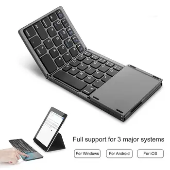 

New Arrival Portable Wireless Touchpad Folding Bluetooth Keyboard for Android iOS Windows