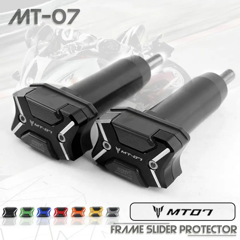 Мотоциклетная рама слайдеры двигатель ЧПУ слайдер мото Мотокросс краш-Накладка защита от падения Защитная крышка для YAMAHA MT-07 FZ07 13-18