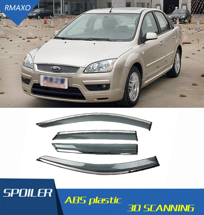 Для Ford Focus 2005-2011 оконный козырек вентиляционные оттенки Защита от солнца дождя