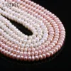 Natural Freshwater Pearls High Quality Abacus Beads 36cm Punch Loose Beads For Jewelry Making DIY Women Necklace Bracelet 7-8 mm 1