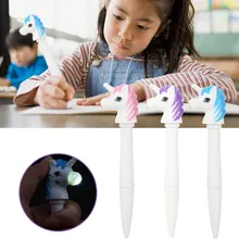 Электронная ручка шариковая ручка лошадь пластиковая Голосовая школьная декомпрессия мультфильм инструмент для письма канцелярские ученические канцелярские принадлежности