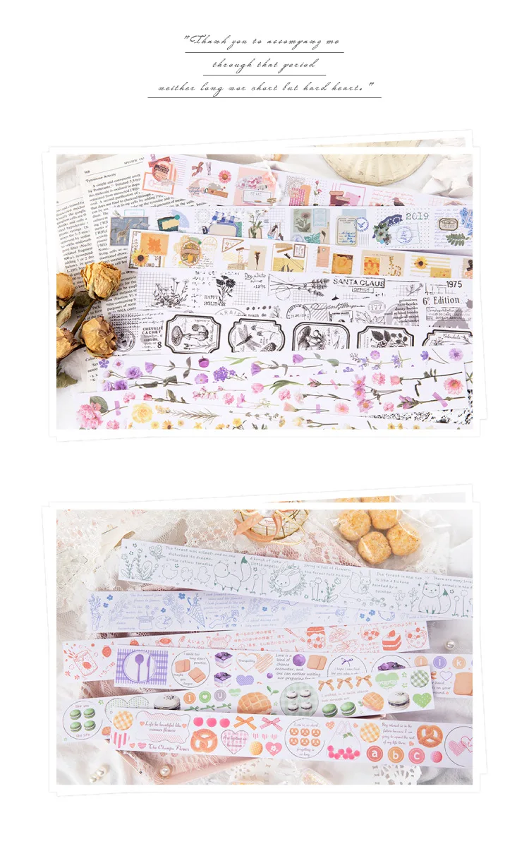 30set/lot Washi Masking Tapes Years like a song Decorative Adhesive Scrapbooking DIY Paper Japanese Stickers