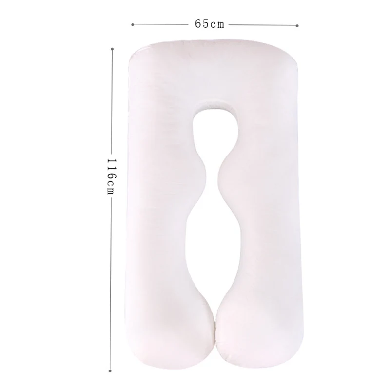 Soft Fleece Pregnant Pillow Gravida U Type Lumbar Pillow Multi Function Side Protect Cushion for Pregnancy Women Drop shipping