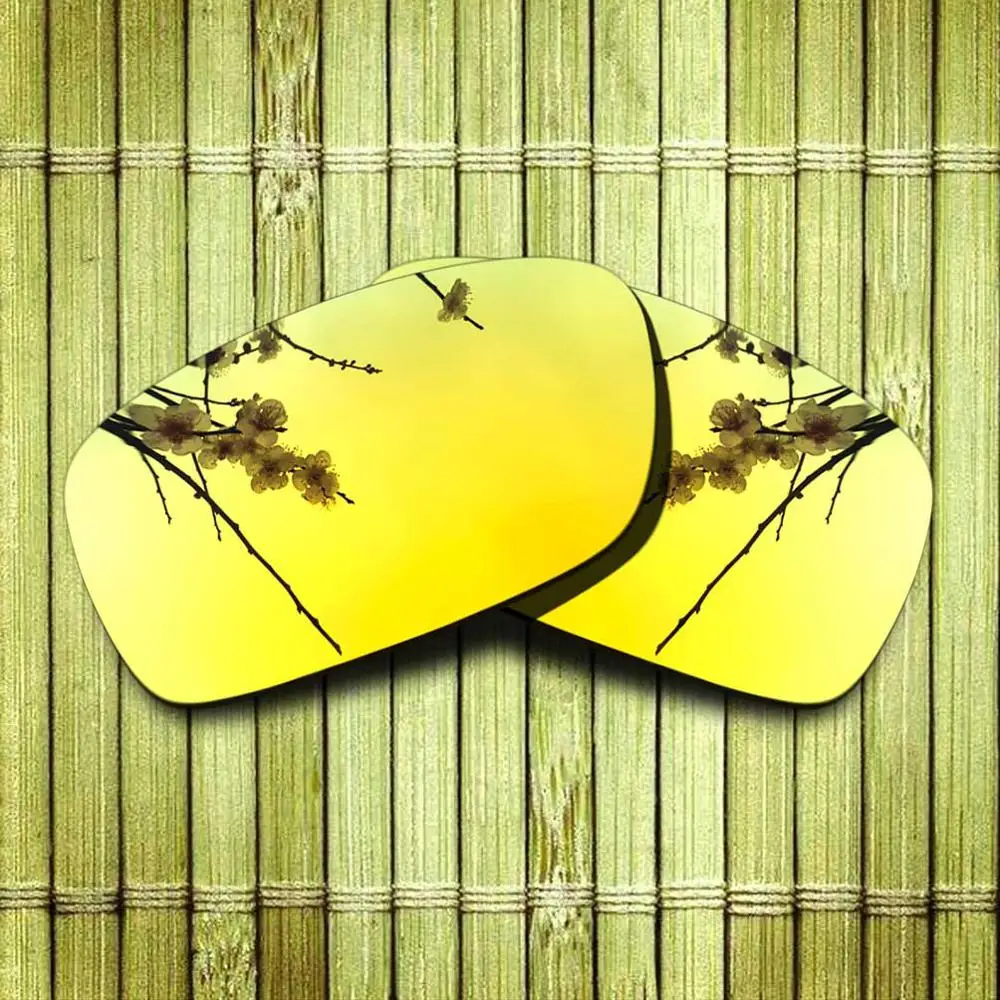 Yellow Поляризованные Сменные линзы для солнцезащитных очков-окантовка солнцезащитных очков оправа истинное цветное зеркальное покрытие-варианты - Цвет линз: Yellow
