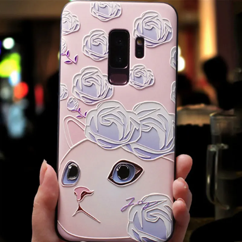 Для Xiaomi mi 9 Lite чехол 3D с рельефным цветочным орнаментом панда силиконовый мягкий чехол для телефона Xiaomi mi 9 SE 9T Pro Чехол mi 9 Lite mi 9lite funda
