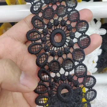 

6cm Wide Apparel Sewing Fabric DIY Trim Embroidered Lace Fabric Ribbon Handmade Accessories 15 yards as 1 piece