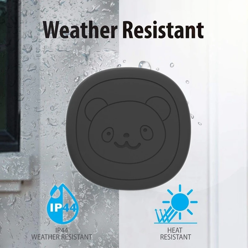 Pet Dog Doorbells Wireless Door Bell House-Training Multifunction Sensor Motion (Receiver & Transmitters) Training Tool US Plug-3