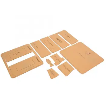 

Clear Acrylic Template Leather Wallet Making Stencil Kit Leather Craft Tool Leather Wallet Making Template