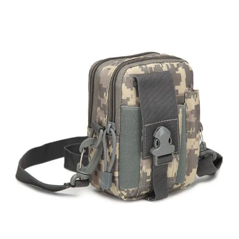 Открытый тактический molle EDC мешочек инструментальный гаджет ремень SOS поясная сумка «милитари» портативный водонепроницаемый кемпинг путешествие на выживание сумка - Цвет: ACU camouflage