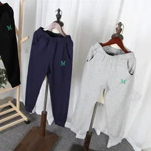 Весенне-летние новые стильные тонкие брюки для больших детей летние штаны для больших мальчиков повседневные штаны для школьников 140-180