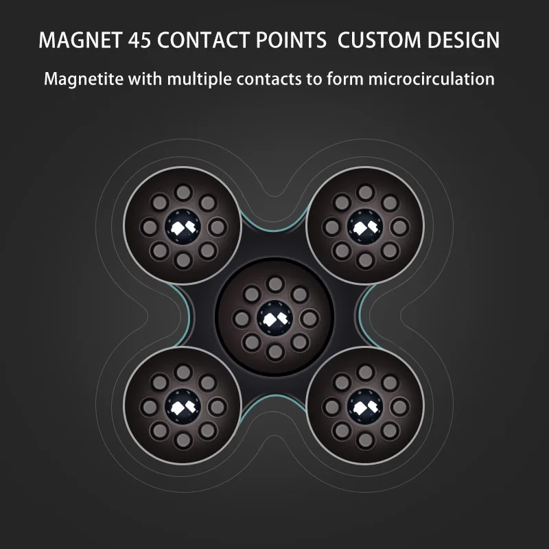 US $29.56 Handheld Back Massager Cordless Neck Massager With 6 Massage Nodes Body Massager For Back Pain Relief And Muscle Relax USB