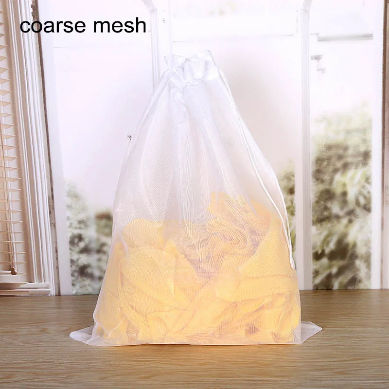 coarse mesh Уход за стиркой 1 шт. бюстгальтер, носки, нижнее белье аксессуары сумка для белья складной на шнурке стиральные машины инструменты Портативный Терилен - Цвет: coarse mesh