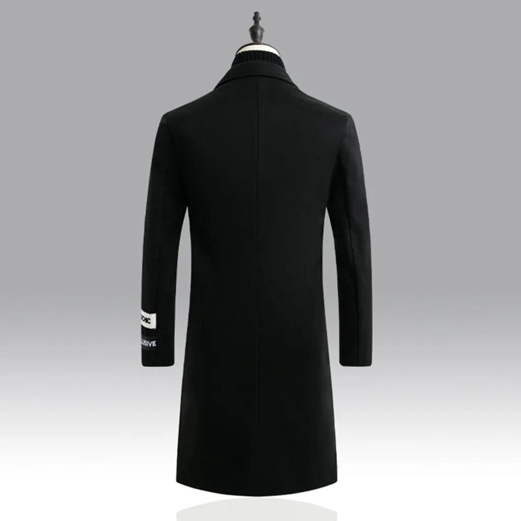 Уличная Мужская Новая Тренч зимний стиль veste hommeable теплая Снежинка ветровка пальто чистое пальто chaqueta hombre jaqueta