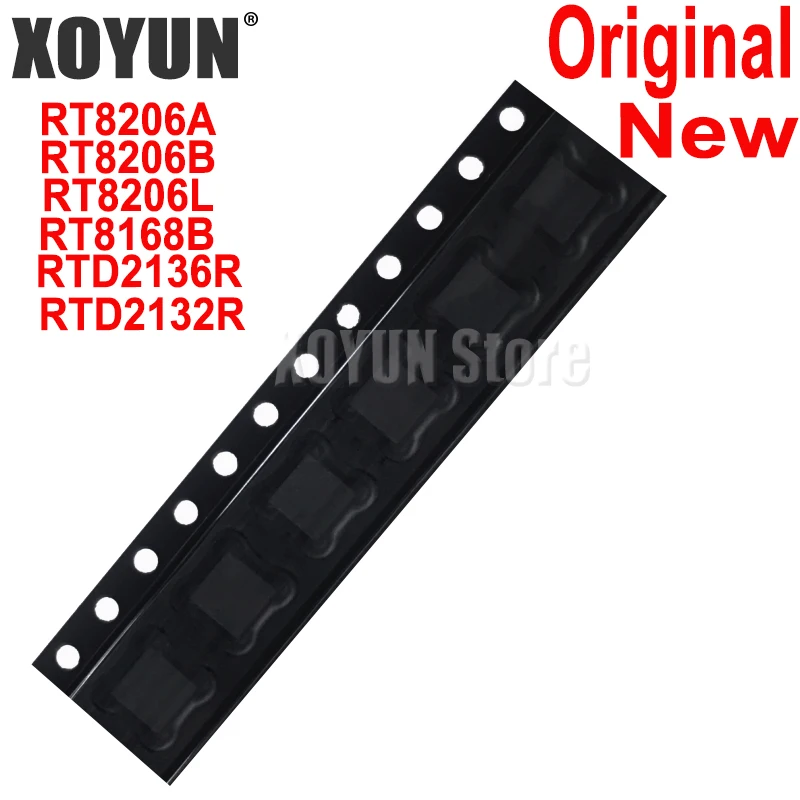 5pcs/lot Rt8206a Rt8206b Rt8206l Rtd2132r Rtd2136r Rt8168b Qfn 100%new ...