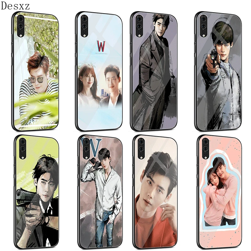 

Case Glass For Huawei P30 P20 P10 Honor 9 10 Mate 20 Pro Lite 7A 8X Y9 Y6 P Smart Cover Korea Celebrity Lee Jong Suk Casing