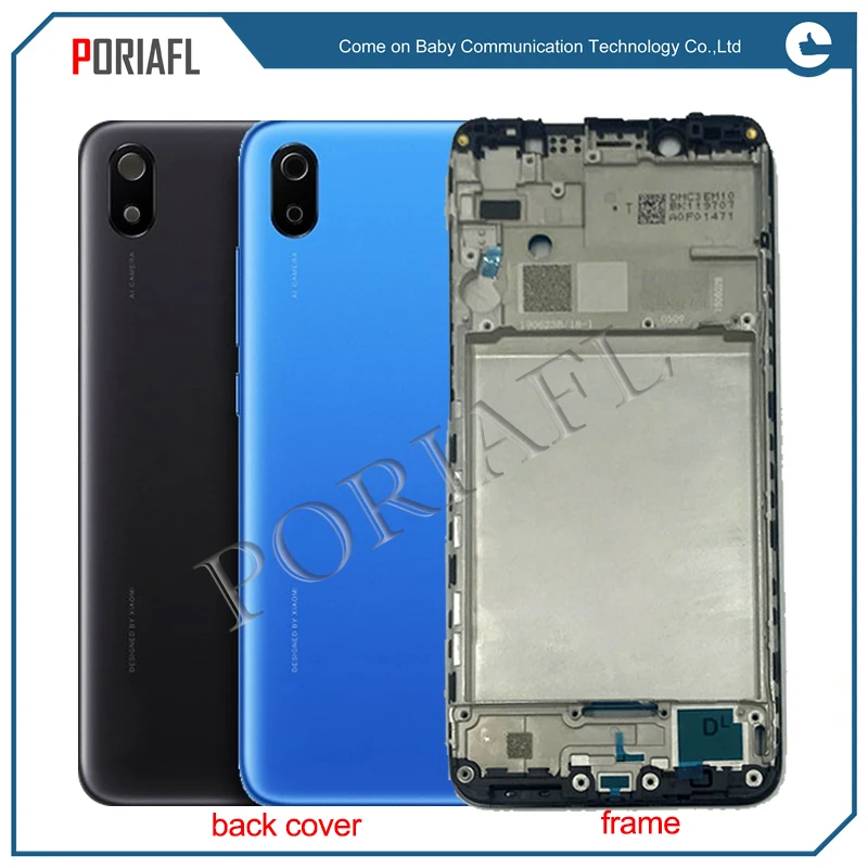 Задняя крышка для redmi 7A задняя аккумулятора корпуса с передней рамкой Redmi
