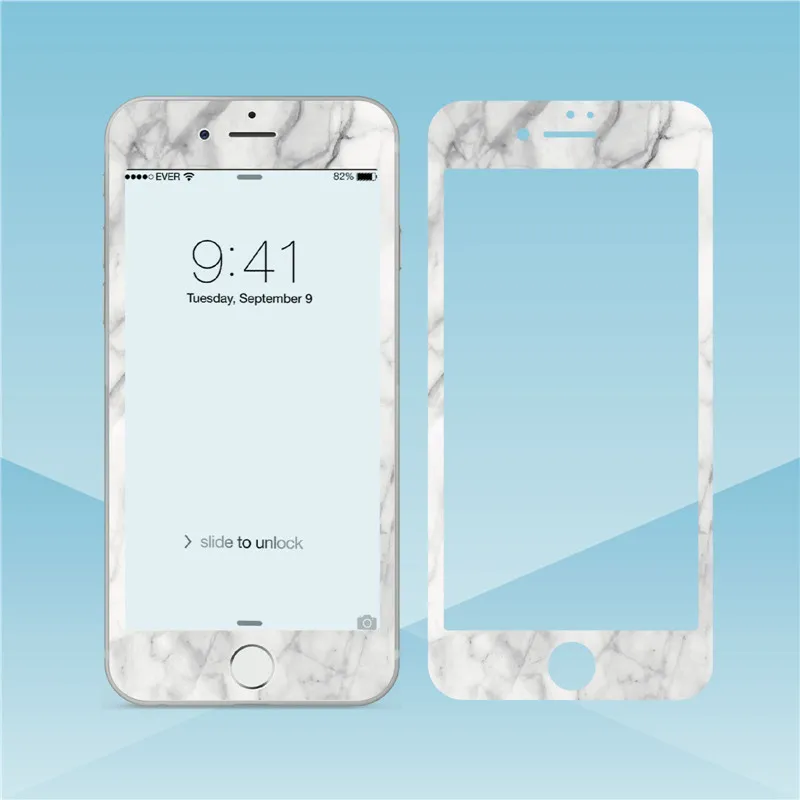 Мультяшное закаленное стекло на iPhone 11 Pro Max 7 8 PLUS 3D экран с мягкими краями протектор для iPhone XS MAX XR прекрасная защитная пленка - Цвет: A