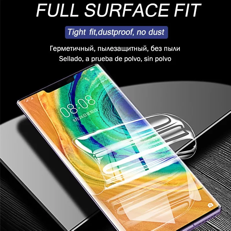 20D полное покрытие Защитная Гидрогелевая пленка для huawei P30 Lite P20 Pro mate 10 30 Pro 20 Lite Honor P Smart Z Nova 5T
