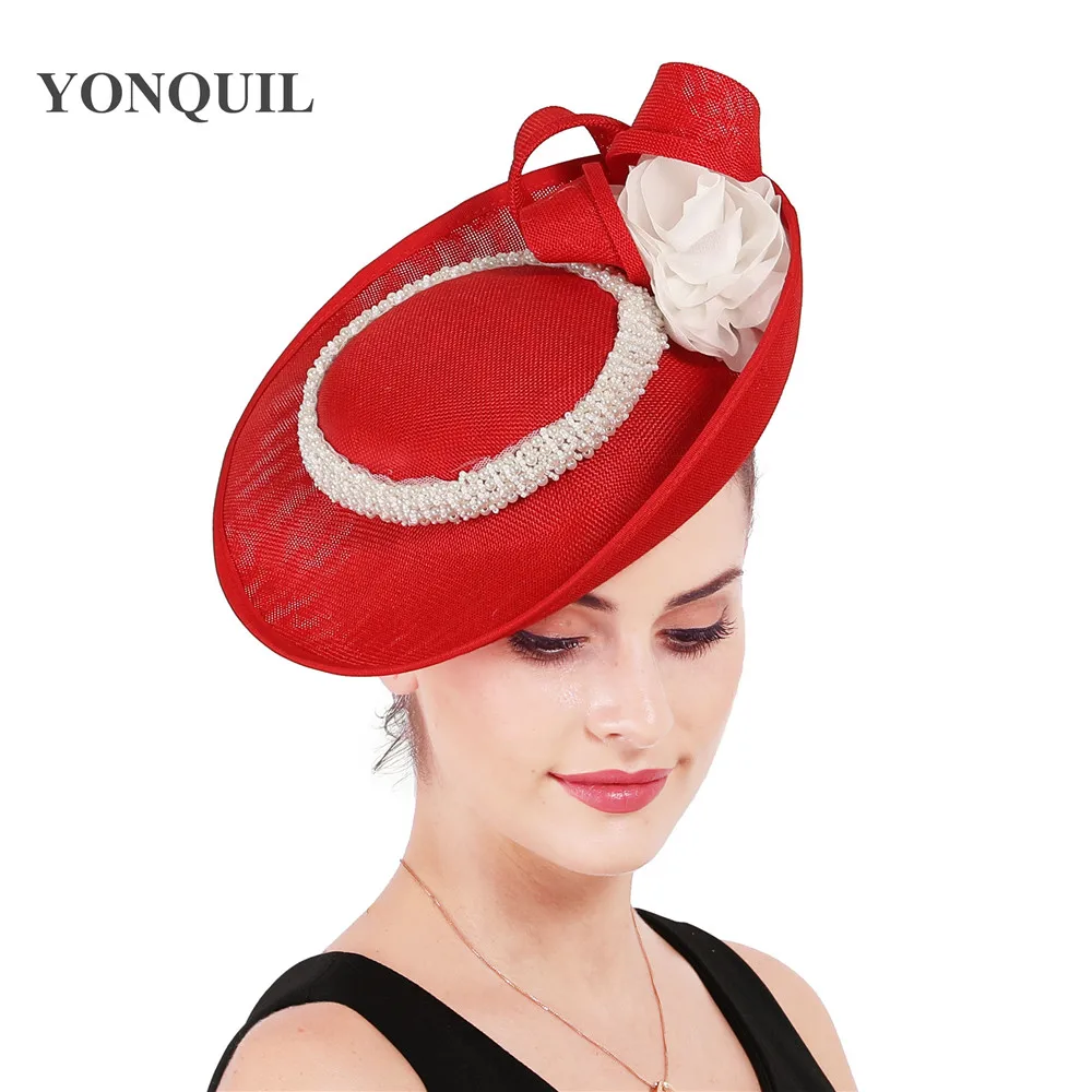 red hats and fascinators