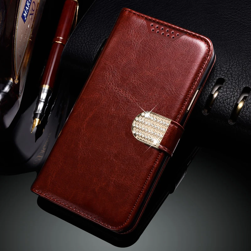 Кожаный чехол для Vodafone Smart N9 Lite Mini 7 Prime 6 турбо Platinum 7 E8 N8 V8 X9 C9 E9 N10 V10 защитный чехол для телефона чехол Крышка - Цвет: Brown Do