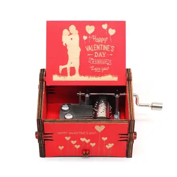 

Antique Carved You Are My Sunshine Hand Cranked Music Box Love Girlfriend Love Wife for Valentines Day Gift A Birthday Present