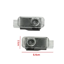 2x светодиодный двери автомобиля Добро пожаловать светильник Тень лампы аксессуары для Audi A4 B6 B8 A1 A3 A6 C5 A5 A8 80 A7 Q3 Q5 Q7 TT R8 проектор светильник s