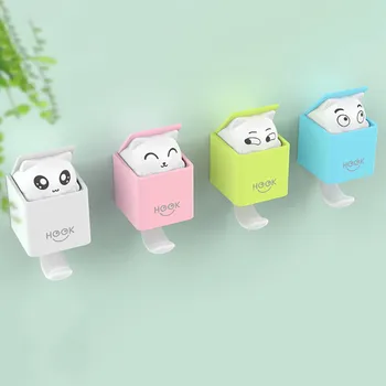 

1PC Suction Cup Hooks Strong Cat Cute Cartoon Gravity Wall Hook Hanger Kitchen Bathroom Clothes Children Wall Hanger Gifts#p7