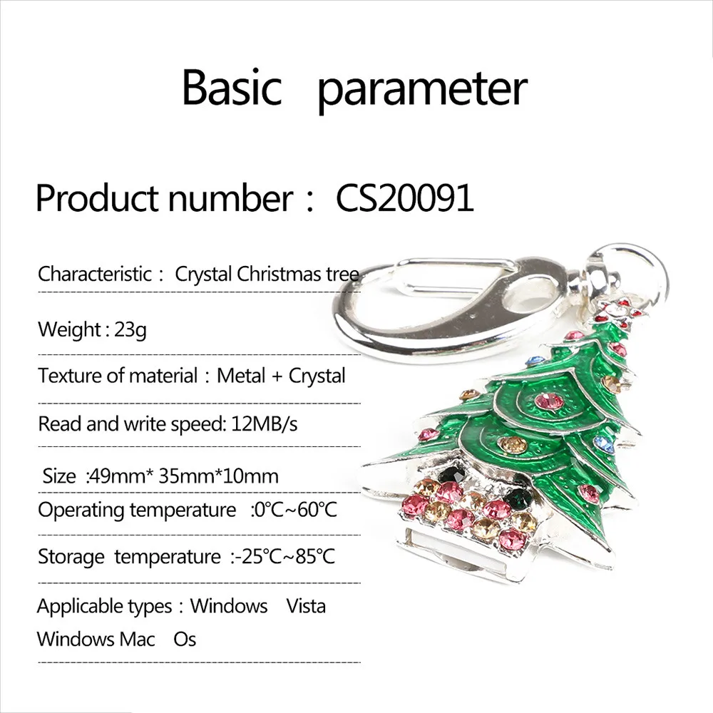 USB флэш-память USB DriveChristmas дерево 32 Гб 64 ГБ флеш-накопитель для хранения ключей цифровой u-диск Micro Sd Drive-L830