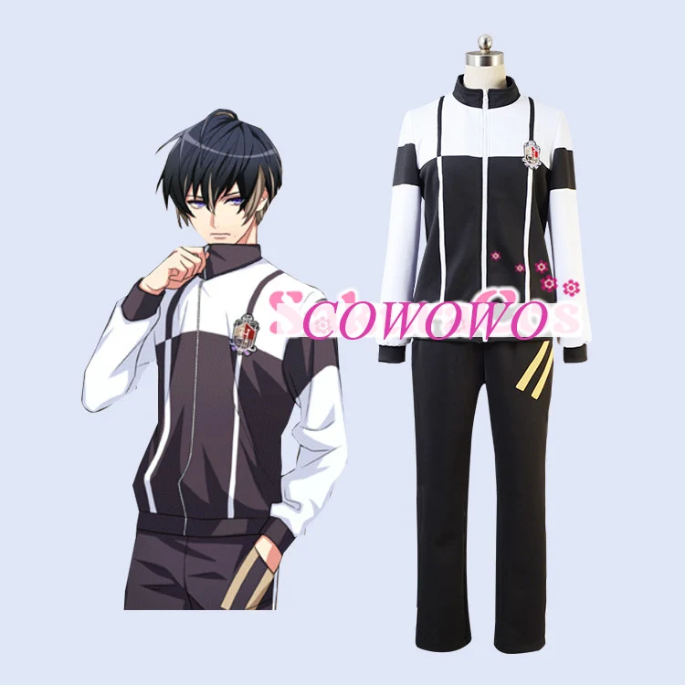 Аниме! А3! Usui Masumi Settsu Banri Hanasaki спортивная форма для школьников Униформа