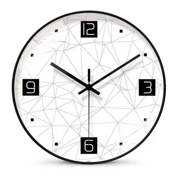 

Simple Modern Clock Bedroom Home Wall Clock Silent Living Room Stylish Circular Watch