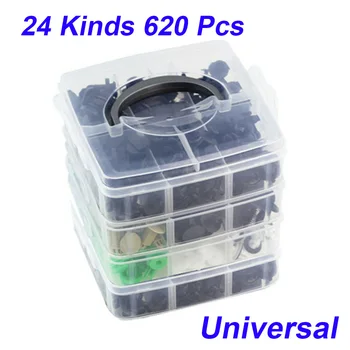 

Clips Rivet Clips Door panel Equipment 620pcs Plastic Fasteners Car Auto Bumper