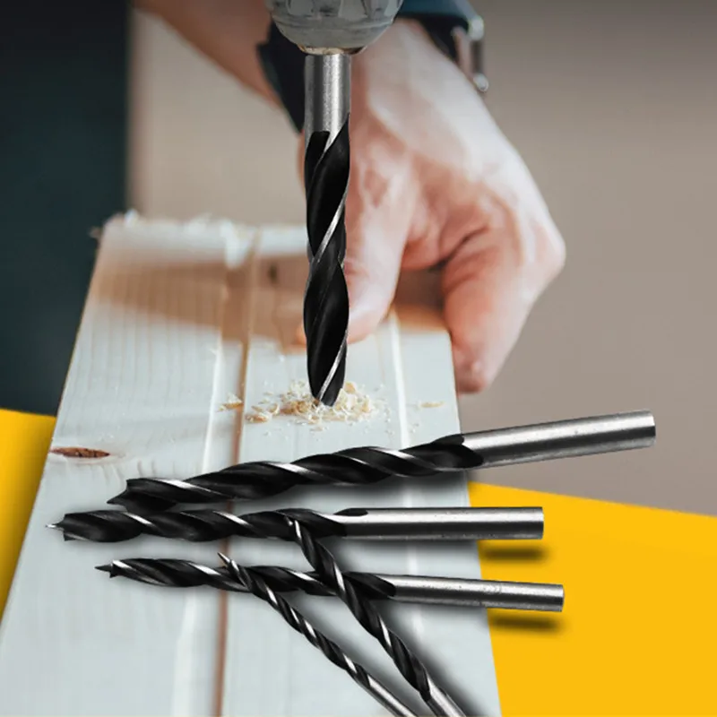 Wood Drill Bit Set drill bit set 8Pcs/Set 3MM-10MM Drill Bits Kit For Woodworking Wood Tools Spiral Bit High Carbon Steel