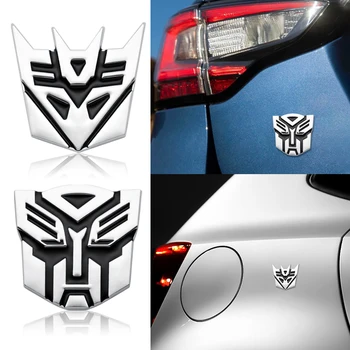 

1pcs Metal Transformers Car Styling Cool Autobots Logo Car Styling Car Sticker Emblem Badge Decals Car Tail Sticker Accessories