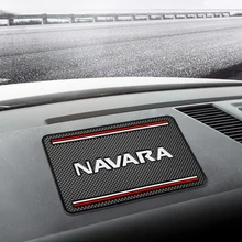 Carro Anti-Slip Mat Auto Painel Interior de Silicone Telefone Anti-Slip Mat Armazenamento Pad ajuste para Nissan Navara d40 d22 np300 d23