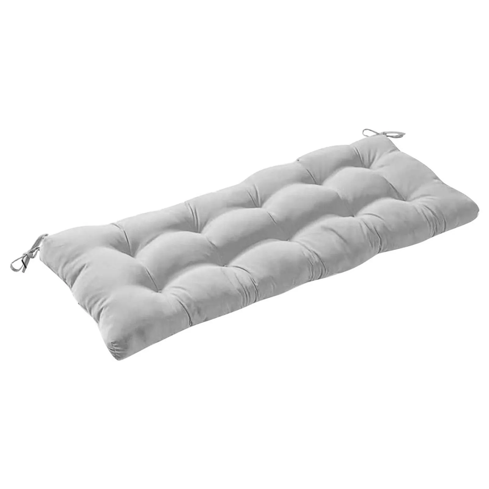 Outdoor Garden Bench Terrace Waterproof Cushion 2 Seat Sponge Bench