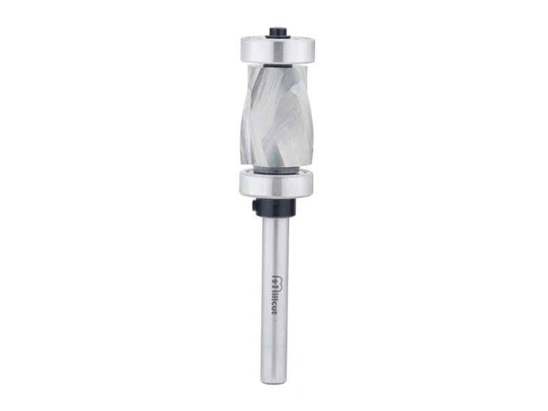 Milling cutter with upper and lower bearing D = 22x28.6x94 S = 8 Millcut 603801
