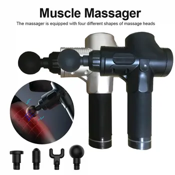 

Fascia Gun Massage Deep Muscle Relaxer Physiotherapy Instrument Electric Shock High Frequency Vibration Fitness Hammer