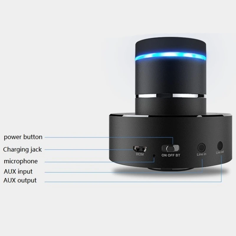 Adin 26W Vibration Speaker Bluetooth Bass Portable