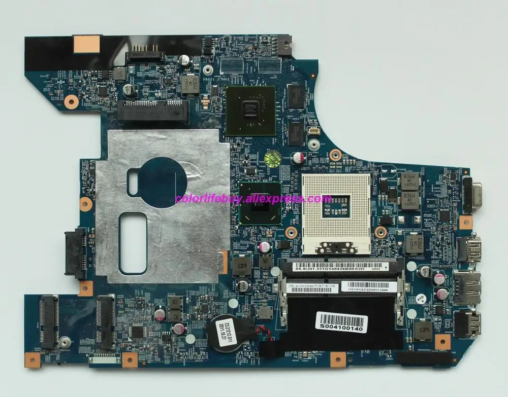 Genuine 11S11013537 11013537 48.4PA01.021 LZ57 HM65 410M/1GB GPU Laptop Motherboard Mainboard for Lenovo B570 B570E Notebook PC