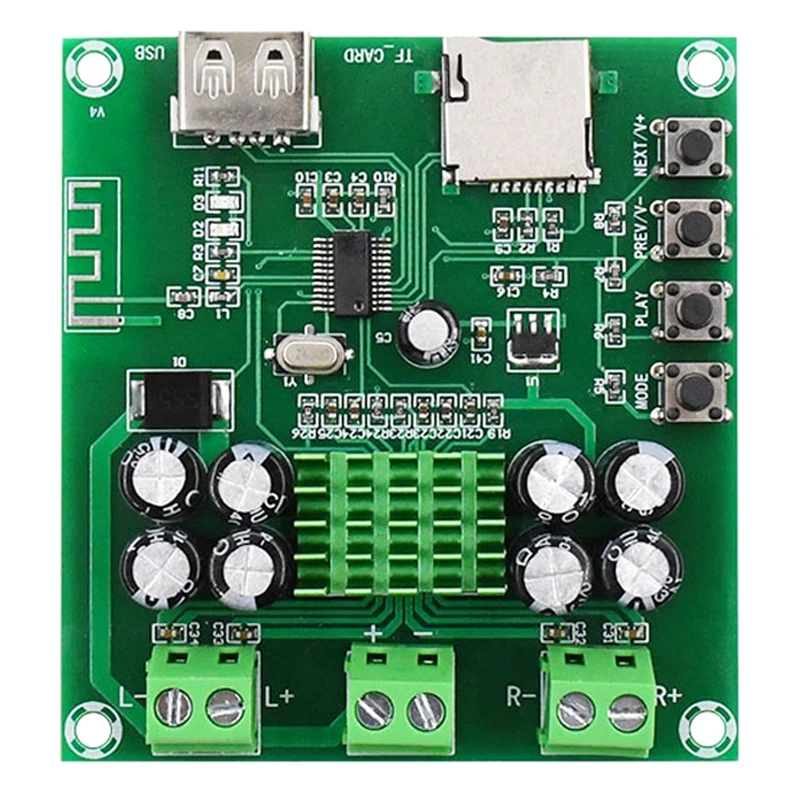 Плата усилителя мощности TPA3116D2 2-канальный модуль с поддержкой Bluetooth 5 0