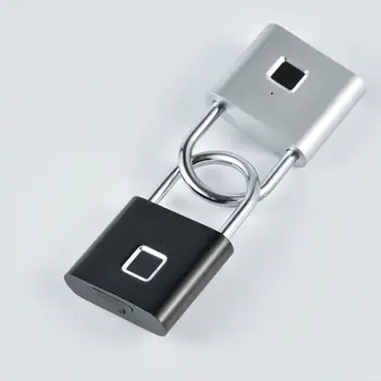 

Smart Biometric Fingerprint Padlock Keyless Drawer Lock Fingerprint Unlock File Cabinet Anti-theft Lock Children Safety