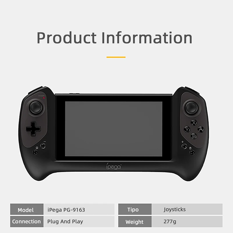 IPega 9163 PG-9163, игровой контроллер с переключателем для nintendo Switch, джойстик Plug& Play, игровой коврик, ручка для N-Switch