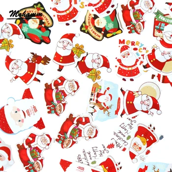 

48 Pcs/bag Diy Cute Kawaii Girl Papers Santa Claus Stickers Flakes Vintage Romantic Love For Diary Decoration Scrapbooking